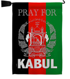 Pray For Kabul - Support Inspirational Vertical Impressions Decorative Flags HG170219 Made In USA