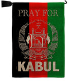 Pray For Kabul - Support Inspirational Vertical Impressions Decorative Flags HG170219 Made In USA