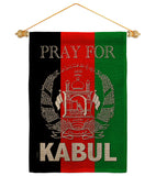 Pray For Kabul - Support Inspirational Vertical Impressions Decorative Flags HG170219 Made In USA