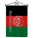 We Pray For Kabul - Support Inspirational Vertical Impressions Decorative Flags HG170228 Made In USA