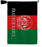 We Pray For Kabul - Support Inspirational Vertical Impressions Decorative Flags HG170228 Made In USA