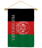 We Pray For Kabul - Support Inspirational Vertical Impressions Decorative Flags HG170228 Made In USA