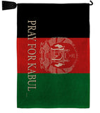 We Pray For Kabul - Support Inspirational Vertical Impressions Decorative Flags HG170228 Made In USA