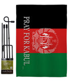 We Pray For Kabul - Support Inspirational Vertical Impressions Decorative Flags HG170228 Made In USA