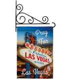 Pray for Las Vegas - Support Inspirational Vertical Impressions Decorative Flags HG192041 Made In USA