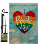 Support Pride Day - Support Inspirational Vertical Impressions Decorative Flags HG192208 Made In USA