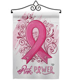 Pink Power - Support Inspirational Vertical Impressions Decorative Flags HG192331 Made In USA