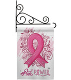 Pink Power - Support Inspirational Vertical Impressions Decorative Flags HG192331 Made In USA