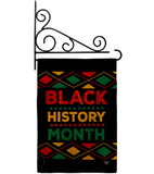 Black History Month - Support Inspirational Vertical Impressions Decorative Flags HG192423 Made In USA