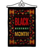 African American History Month - Support Inspirational Vertical Impressions Decorative Flags HG192424 Made In USA