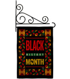 African American History Month - Support Inspirational Vertical Impressions Decorative Flags HG192424 Made In USA