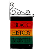 Black History Month Afro - Support Inspirational Vertical Impressions Decorative Flags HG192428 Made In USA