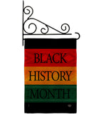 Black History Month Afro - Support Inspirational Vertical Impressions Decorative Flags HG192428 Made In USA