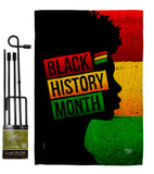 African History Month - Support Inspirational Vertical Impressions Decorative Flags HG192430 Made In USA