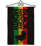 Black History - Support Inspirational Vertical Impressions Decorative Flags HG192431 Made In USA