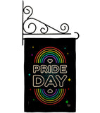 Neon Pride Day - Support Inspirational Vertical Impressions Decorative Flags HG192599 Made In USA