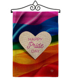 My Heart With Pride - Support Inspirational Vertical Impressions Decorative Flags HG192695 Made In USA