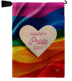 My Heart With Pride - Support Inspirational Vertical Impressions Decorative Flags HG192695 Made In USA