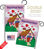 Welcome Home Sweet Home - Sweet Home Inspirational Vertical Impressions Decorative Flags HG100039 Made In USA