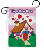 Welcome Hogar Dulce Hogar - Sweet Home Inspirational Vertical Impressions Decorative Flags HG100040 Made In USA