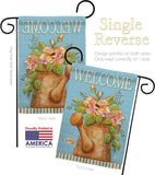 Welcome Watering Can - Sweet Home Inspirational Vertical Impressions Decorative Flags HG100051 Made In USA