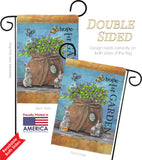 Welcome Hope Grows - Sweet Home Inspirational Vertical Impressions Decorative Flags HG100066 Made In USA