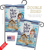 Bless Home Love - Sweet Home Inspirational Vertical Impressions Decorative Flags HG100083 Made In USA