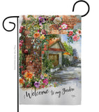 My Garden View - Sweet Home Inspirational Vertical Impressions Decorative Flags HG100084 Made In USA