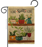 Group Plants - Sweet Home Inspirational Vertical Impressions Decorative Flags HG100086 Made In USA