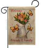 Friends & Family - Sweet Home Inspirational Vertical Impressions Decorative Flags HG100087 Made In USA