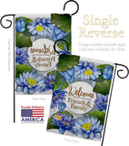 Blue Lotus - Sweet Home Inspirational Vertical Impressions Decorative Flags HG120250 Made In USA