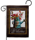 Welcome Waterin Can - Sweet Home Inspirational Vertical Impressions Decorative Flags HG130357 Made In USA