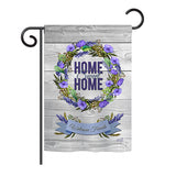 Blooming Home Sweet Home - Sweet Home Inspirational Vertical Impressions Decorative Flags HG137014 Printed In USA