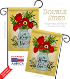 House of Love - Sweet Home Inspirational Vertical Impressions Decorative Flags HG137207 Made In USA