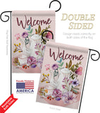 Garden Afternoon Tea - Sweet Home Inspirational Vertical Impressions Decorative Flags HG137225 Made In USA