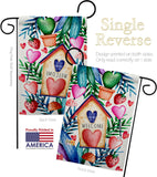 Wekcime Sweet Nest - Sweet Home Inspirational Vertical Impressions Decorative Flags HG137474 Made In USA