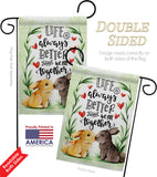 When We Are Together - Sweet Home Inspirational Vertical Impressions Decorative Flags HG137505 Made In USA