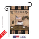 Welcome Bless This Home - Sweet Home Inspirational Vertical Impressions Decorative Flags HG100043 Printed In USA