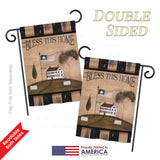 Welcome Bless This Home - Sweet Home Inspirational Vertical Impressions Decorative Flags HG100043 Printed In USA