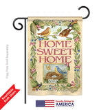 Welcome Birds Spring Time - Sweet Home Inspirational Vertical Impressions Decorative Flags HG100048 Printed In USA