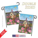 Welcome Bird House - Sweet Home Inspirational Vertical Impressions Decorative Flags HG100049 Printed In USA