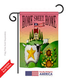 Welcome Sheep Home Sweet Home - Sweet Home Inspirational Vertical Impressions Decorative Flags HG100061 Printed In USA