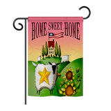 Welcome Sheep Home Sweet Home - Sweet Home Inspirational Vertical Impressions Decorative Flags HG100061 Printed In USA