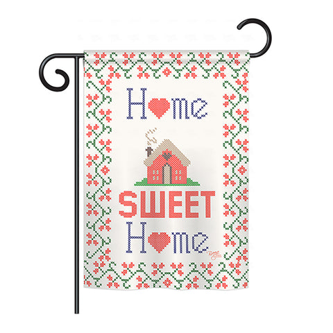 Welcome Sweet Home - Sweet Home Inspirational Vertical Impressions Decorative Flags HG100062 Printed In USA