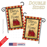 Bless Our Home - Sweet Home Inspirational Vertical Impressions Decorative Flags HG100069 Printed In USA