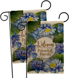 Blue Lotus - Sweet Home Inspirational Vertical Impressions Decorative Flags HG120250 Made In USA