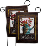 Welcome Waterin Can - Sweet Home Inspirational Vertical Impressions Decorative Flags HG130357 Made In USA