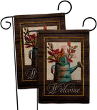 Welcome Waterin Can - Sweet Home Inspirational Vertical Impressions Decorative Flags HG130357 Made In USA