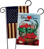 Bless This Home - Sweet Home Inspirational Vertical Impressions Decorative Flags HG130422 Made In USA