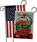 Bless This Home - Sweet Home Inspirational Vertical Impressions Decorative Flags HG130422 Made In USA